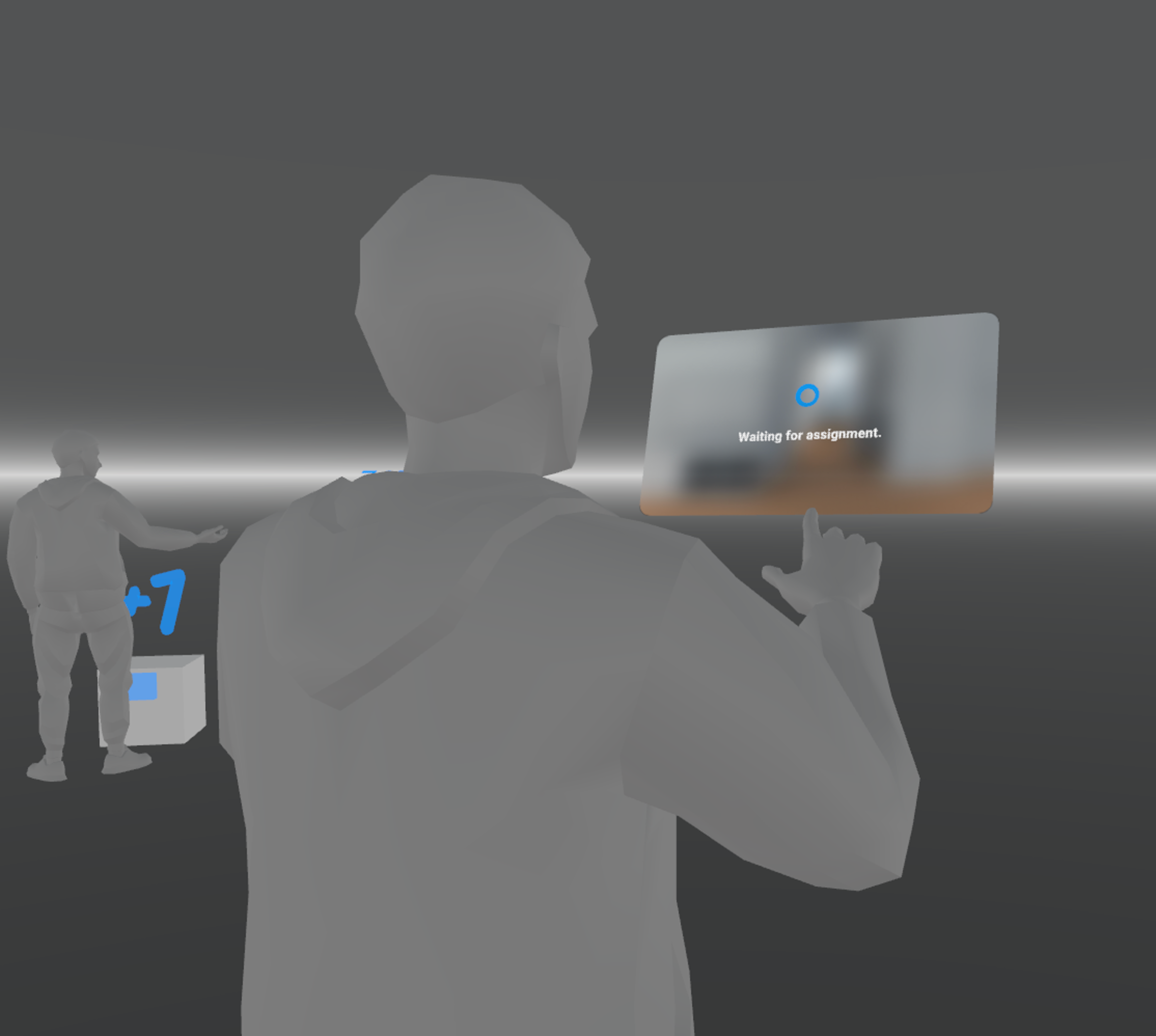 VR Aircraft Refueling Trainer interface